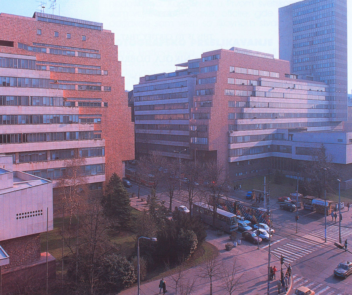 A photograph of the Army Headquarters before the bombing.