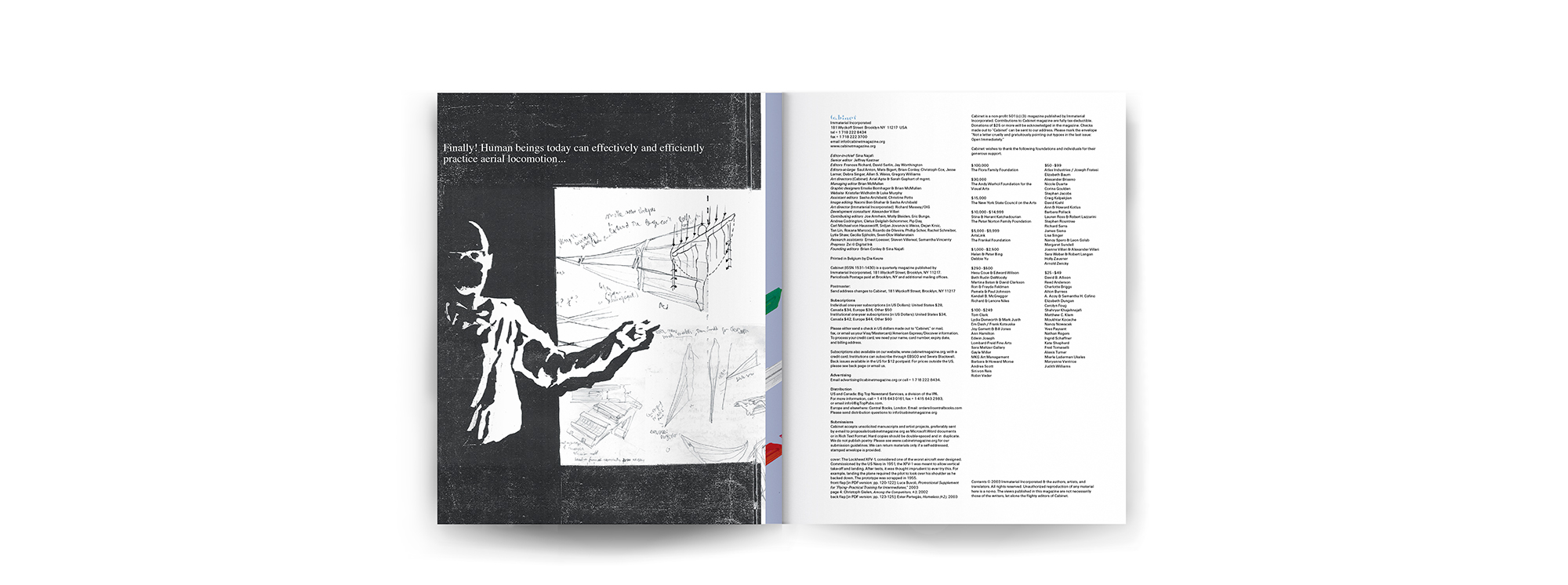 Illustration by Luca Buvoli of teacher pointing to aerial locomotion sketches.