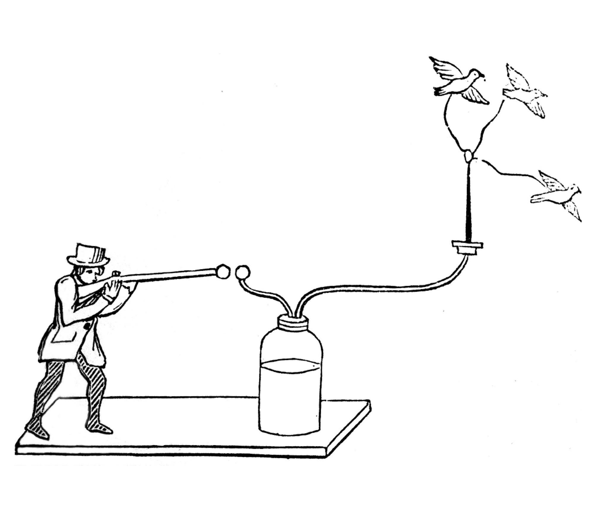 A diagram of the electrical Sportsman. 