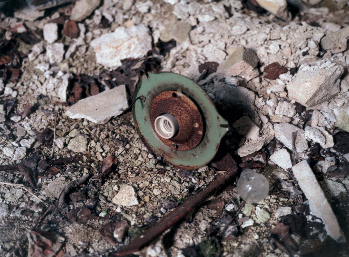 Artist Jeremy Millar’s photograph depicting rubble, from his series taken at abandoned power plants in Estonia.