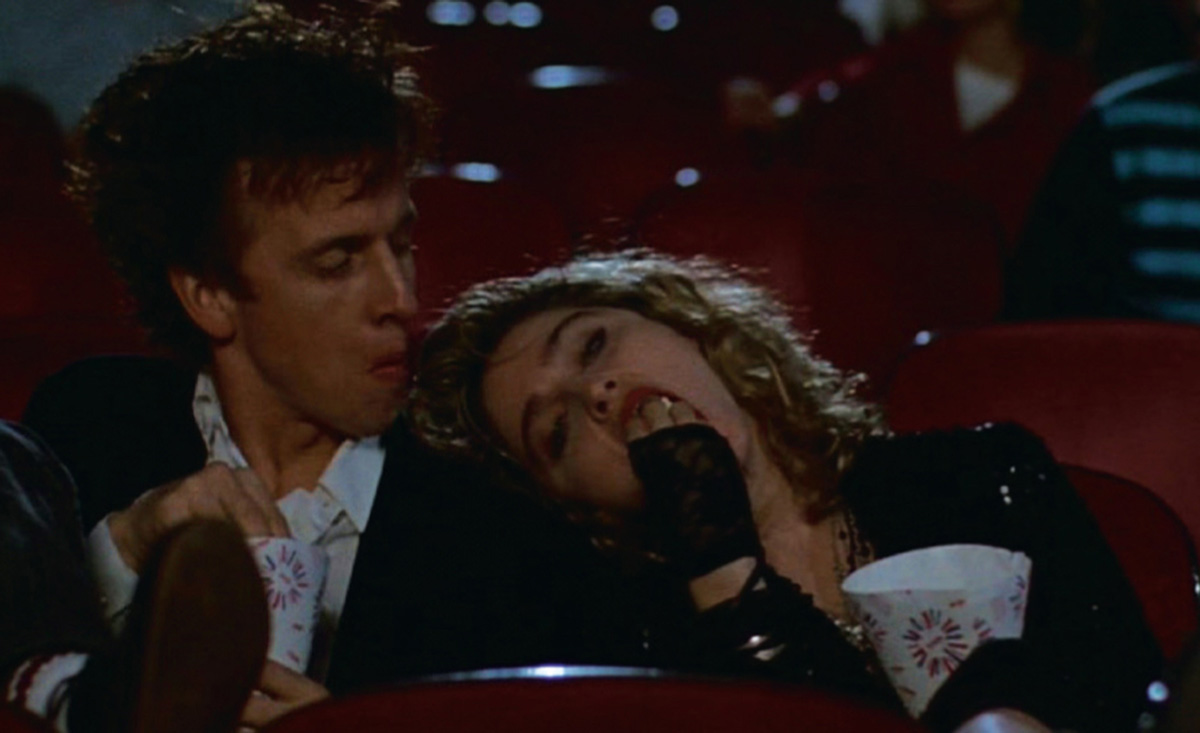 Film still from “Desperately Seeking Susan,” by Susan Seidelman, nineteen eighty five.