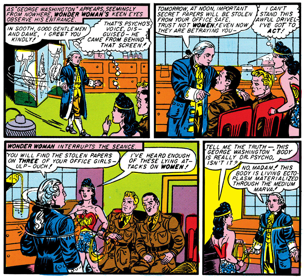 Excerpt from “The Battle for Woman Kind,” Wonder Woman, no. 5,
June/July 1943.