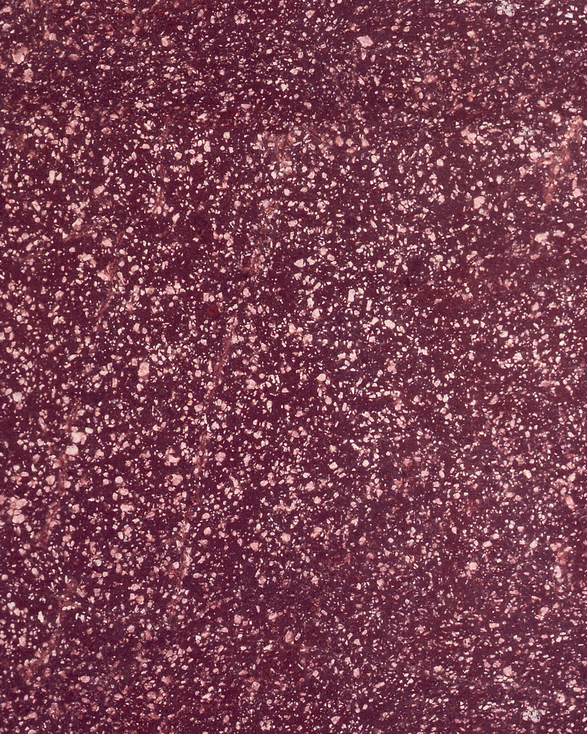 A photograph of porphyry, the igneous rock. 