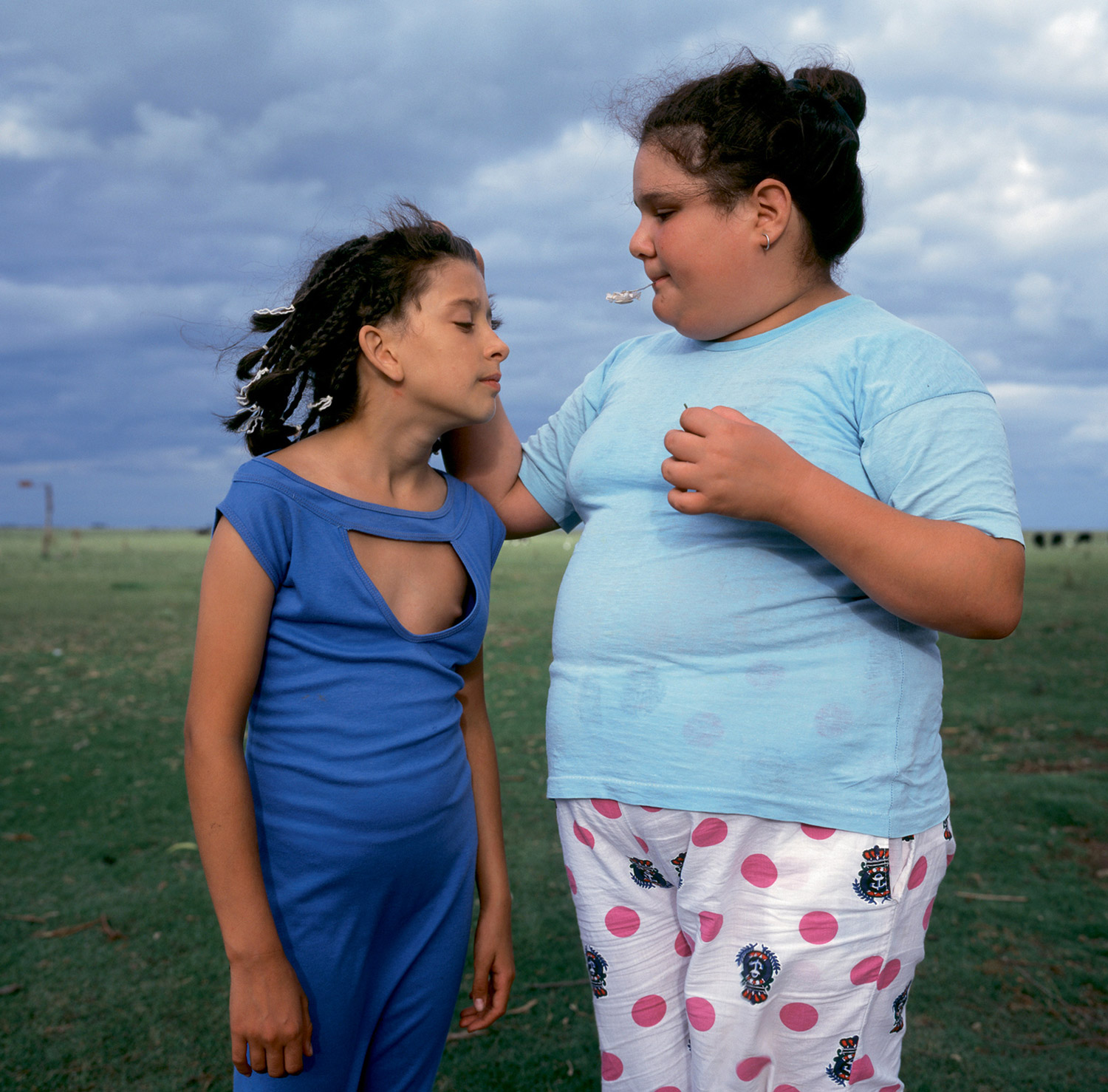 A 2000 photograph titled “The Blue Dress.” 