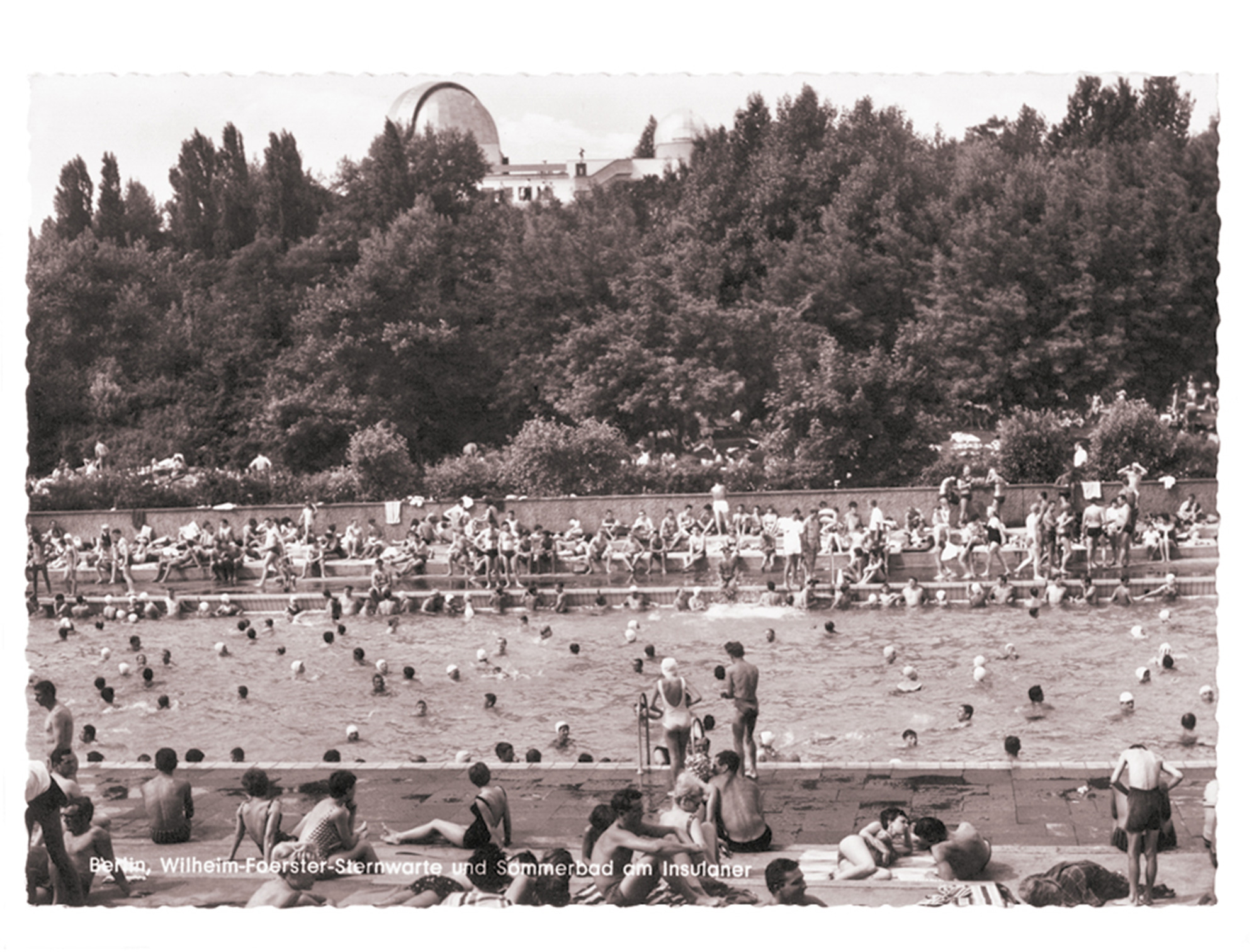 A nineteen sixty-four photograph of the Insulaner’s swimming pool. 