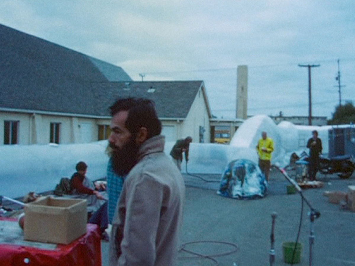 A still from Robert Frank’s 1969 film “Liferaft Earth.”