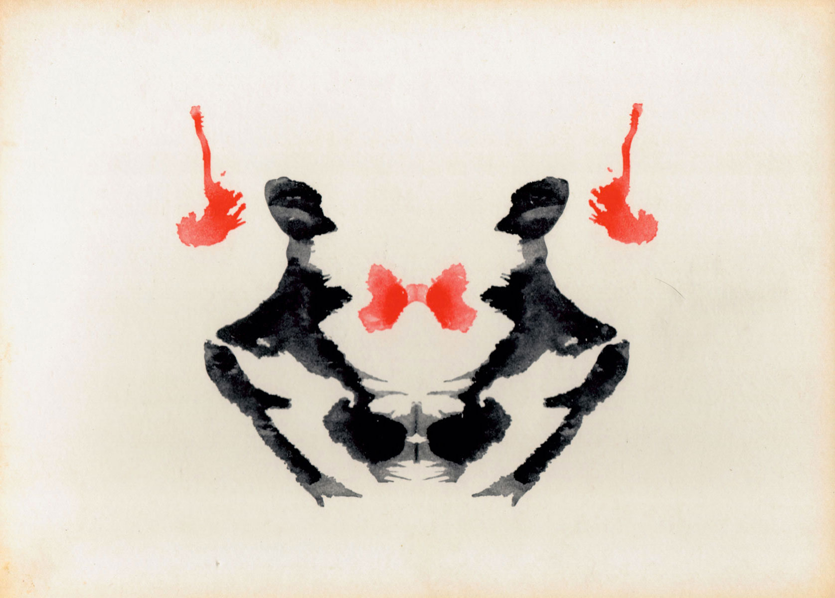 Card 3 from the original set of Rorschach blots.