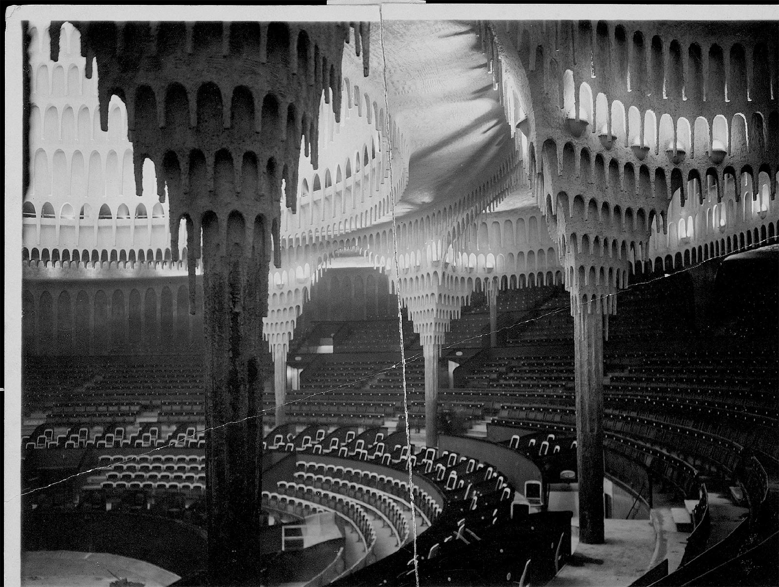 The Grosses Schauspielhaus, Berlin, built in 1919 by architect Hans Poelzig, and destroyed in the 1980s.