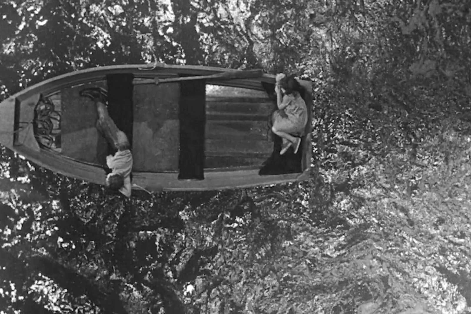 Above and below: Film stills from The Night of the Hunter, 1955, directed by Charles Laughton.