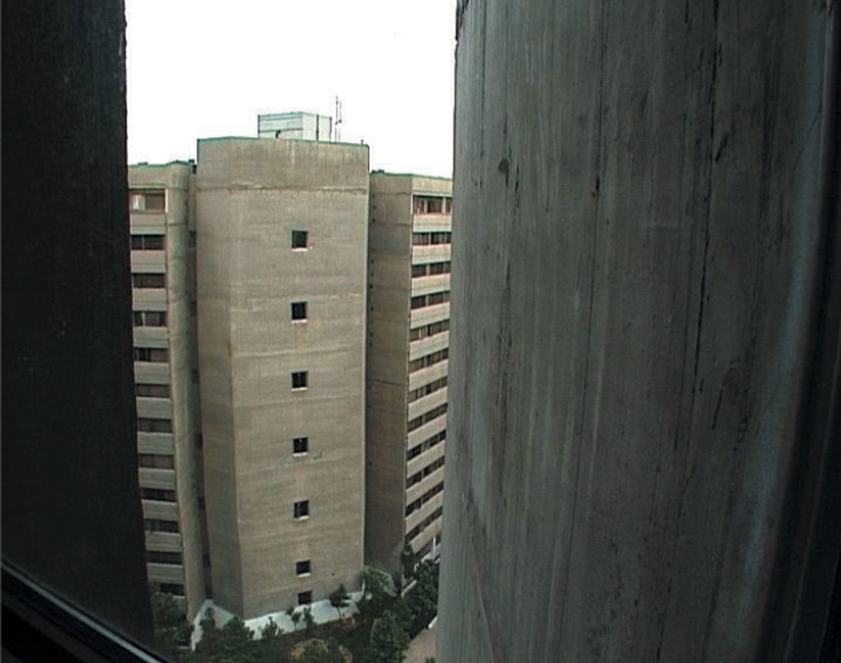 A photograph of the Ekbatan housing complex in the western part of Tehran, Iran.